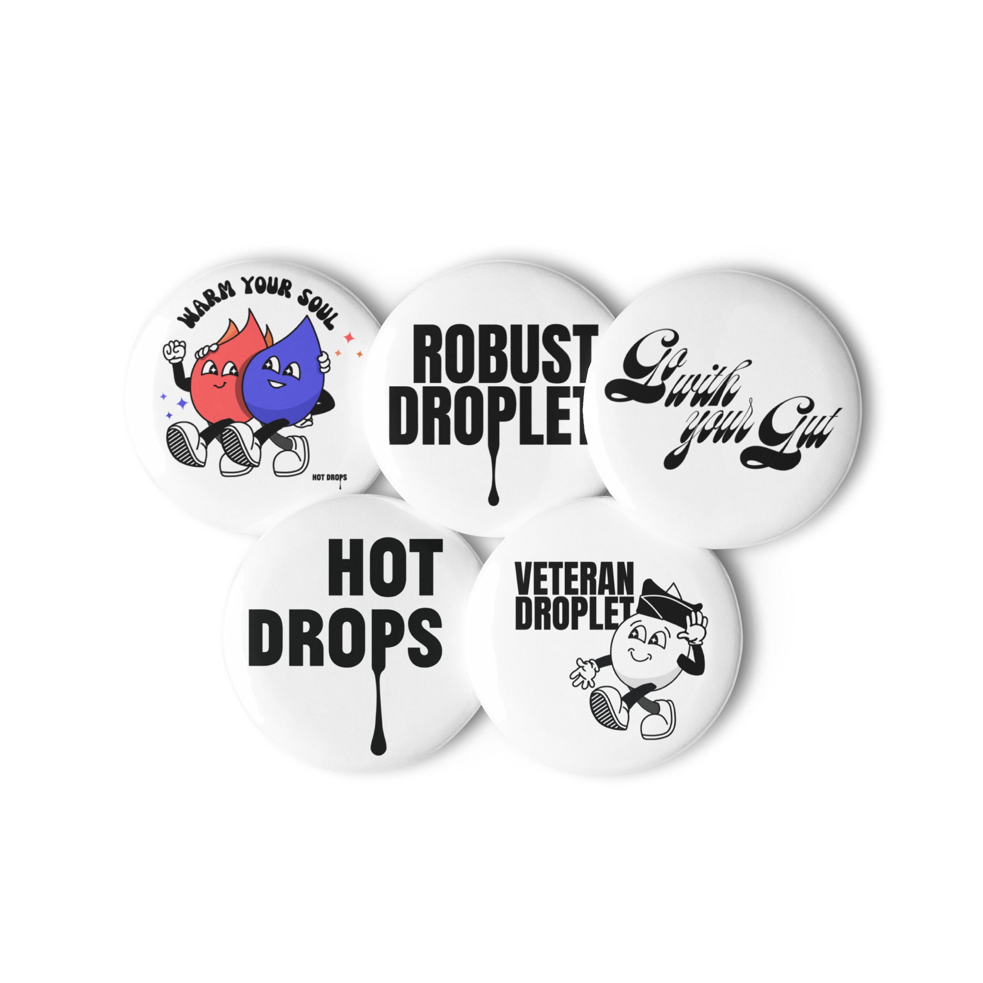 Hot Drops Pin Set