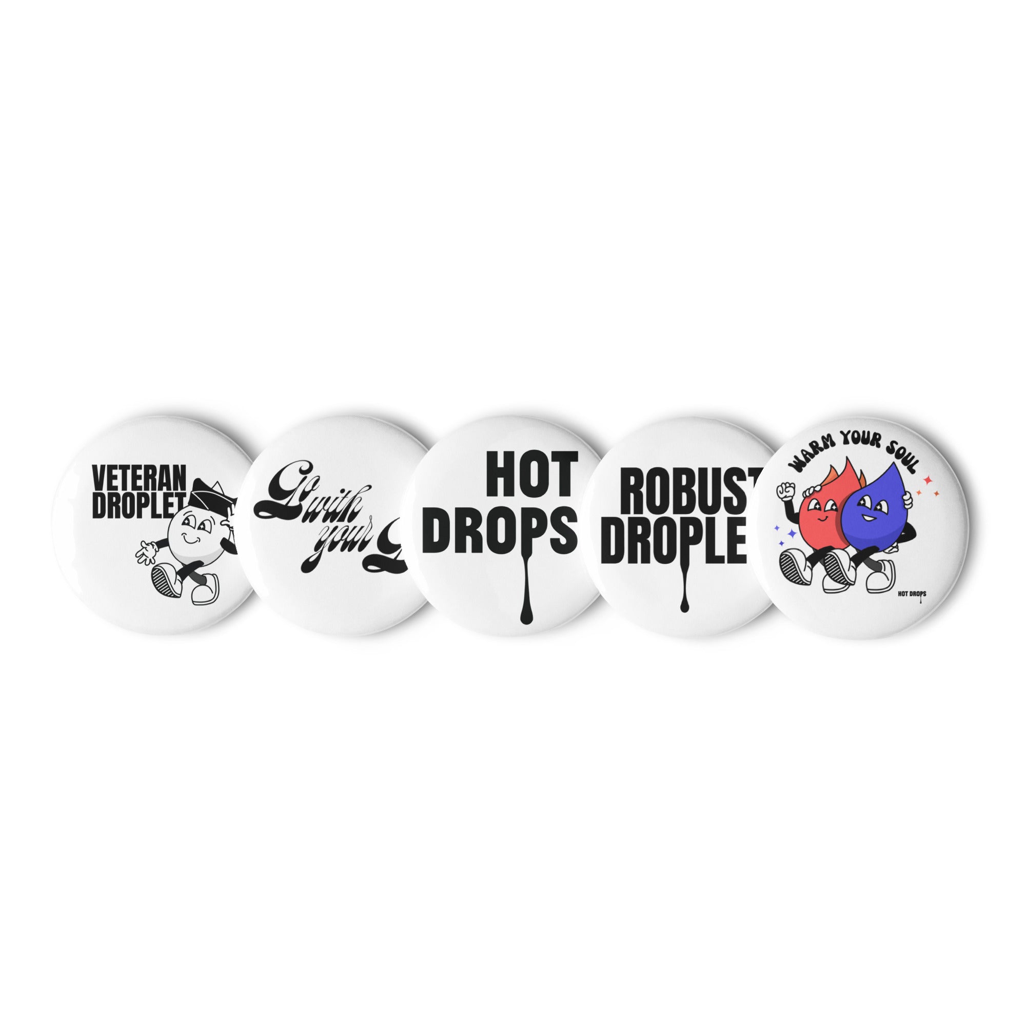 Hot Drops Pin Set